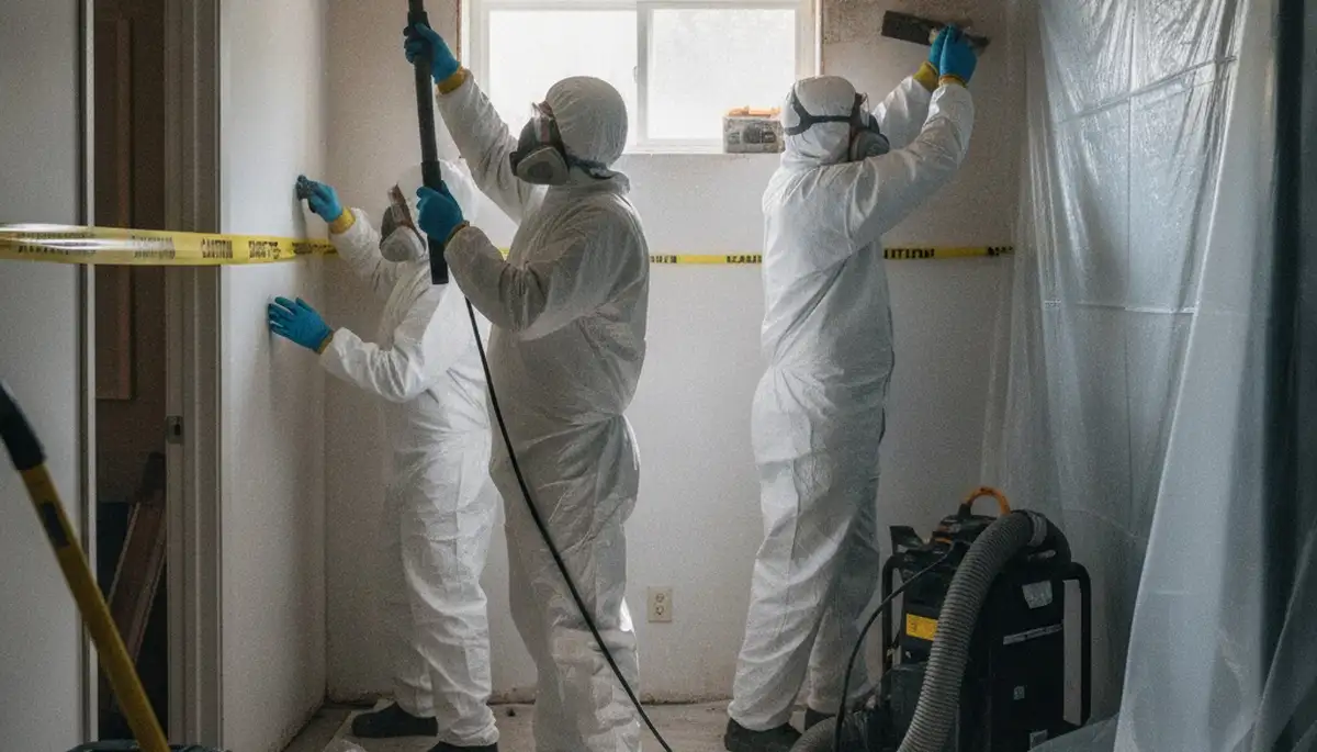 Mold removal inspection in Santa Rosa, CA home by water damage restoration experts