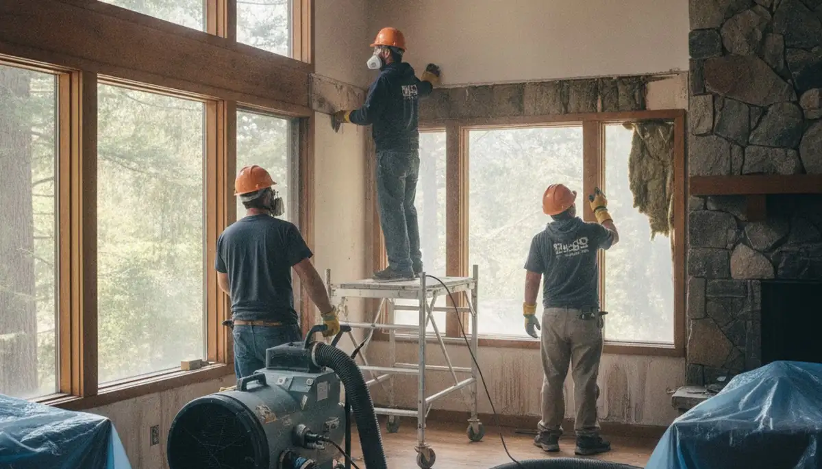 Santa Rosa, CA water damage restoration team providing fast emergency cleanup and drying